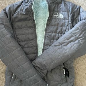 Girls North Face reversible jacket